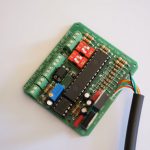 Electronic module for displaying the gear engaged and the lap counter